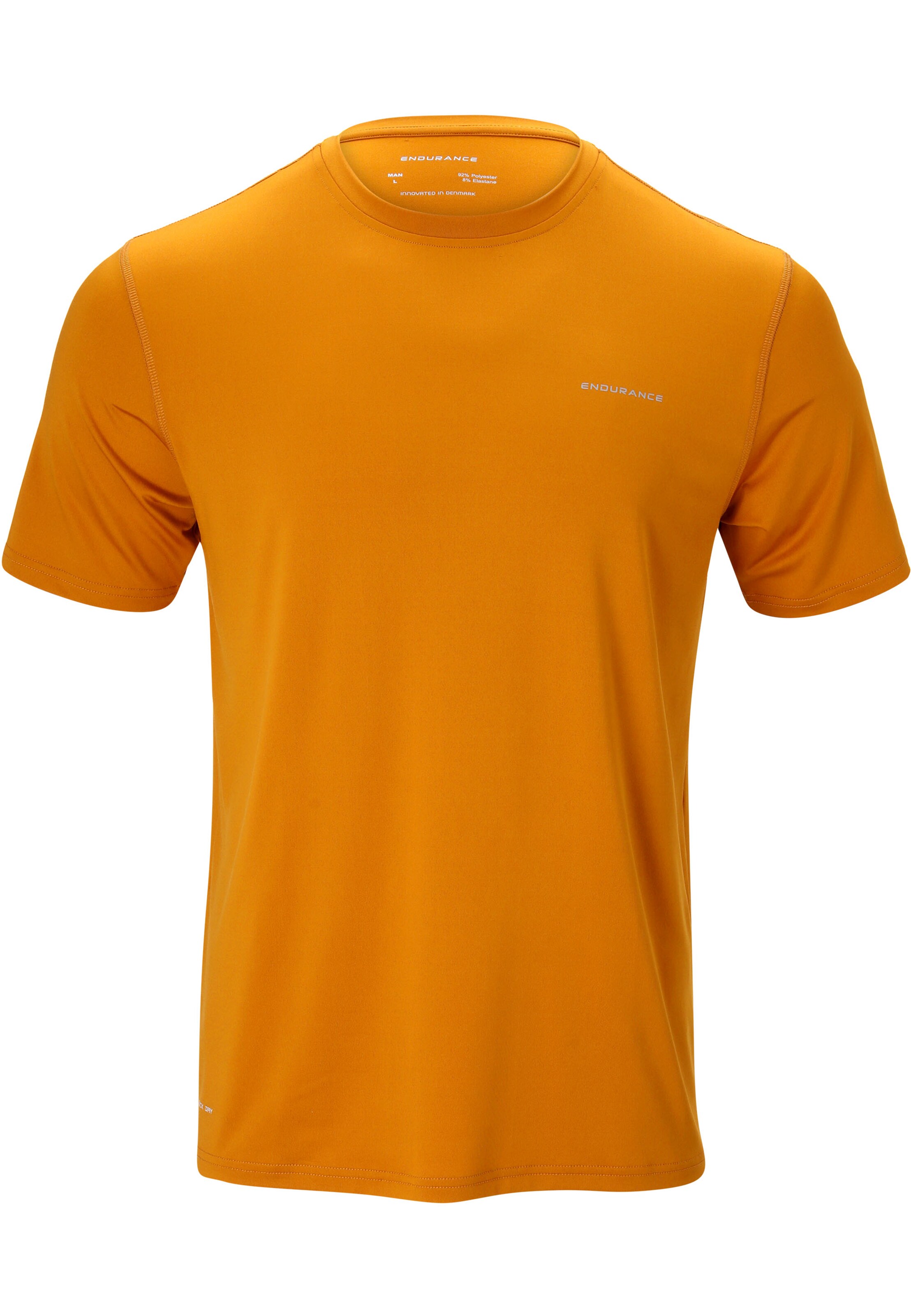 ENDURANCE Functioneel shirt 'Kulon' in Oranje: voorkant