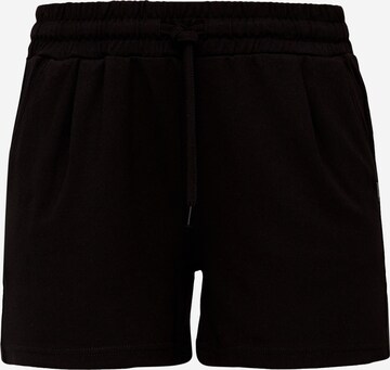 QS Shorts in Schwarz: predná strana