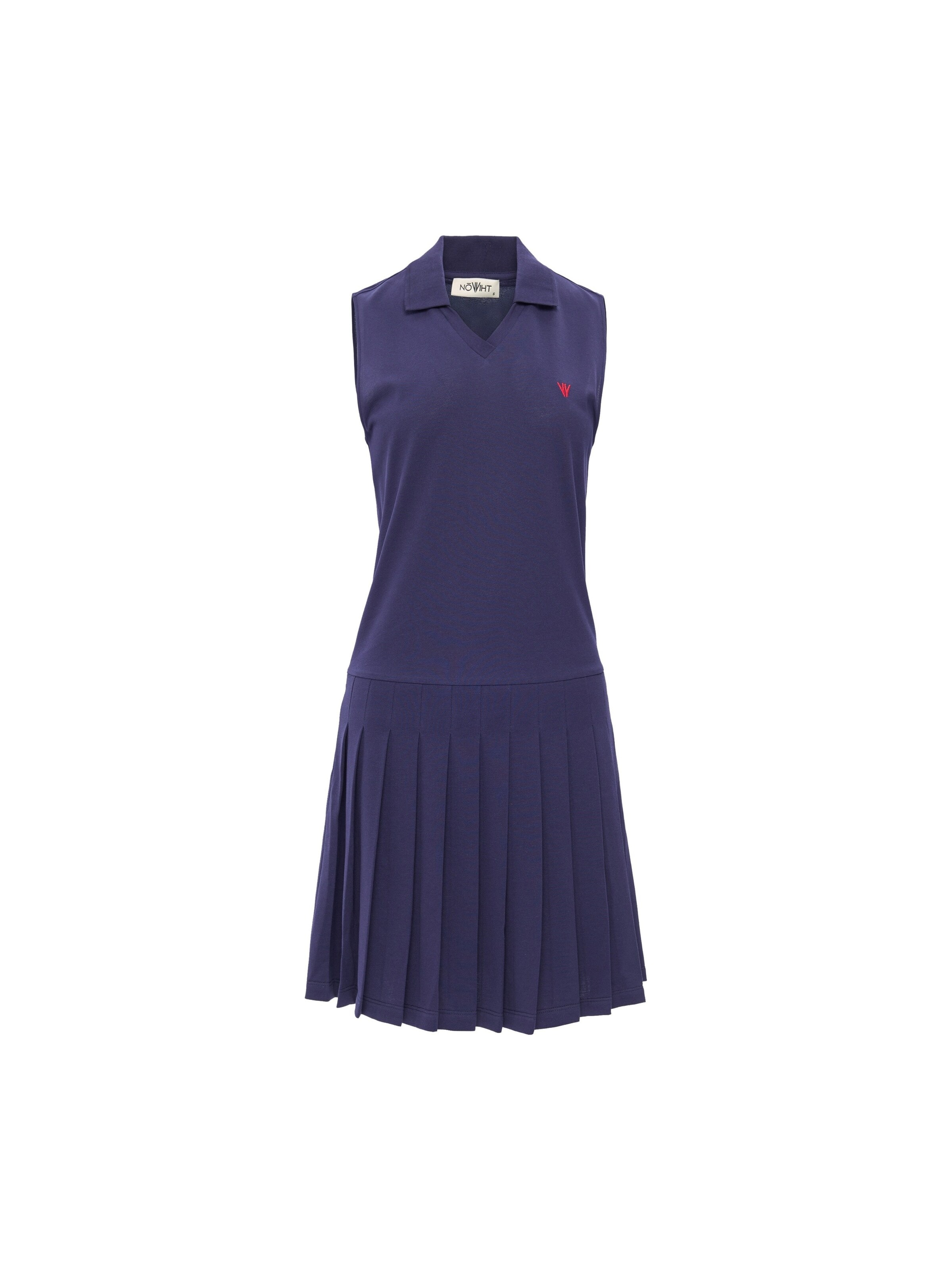 NOWIHT Jurk 'Allegra' in Blauw: voorkant