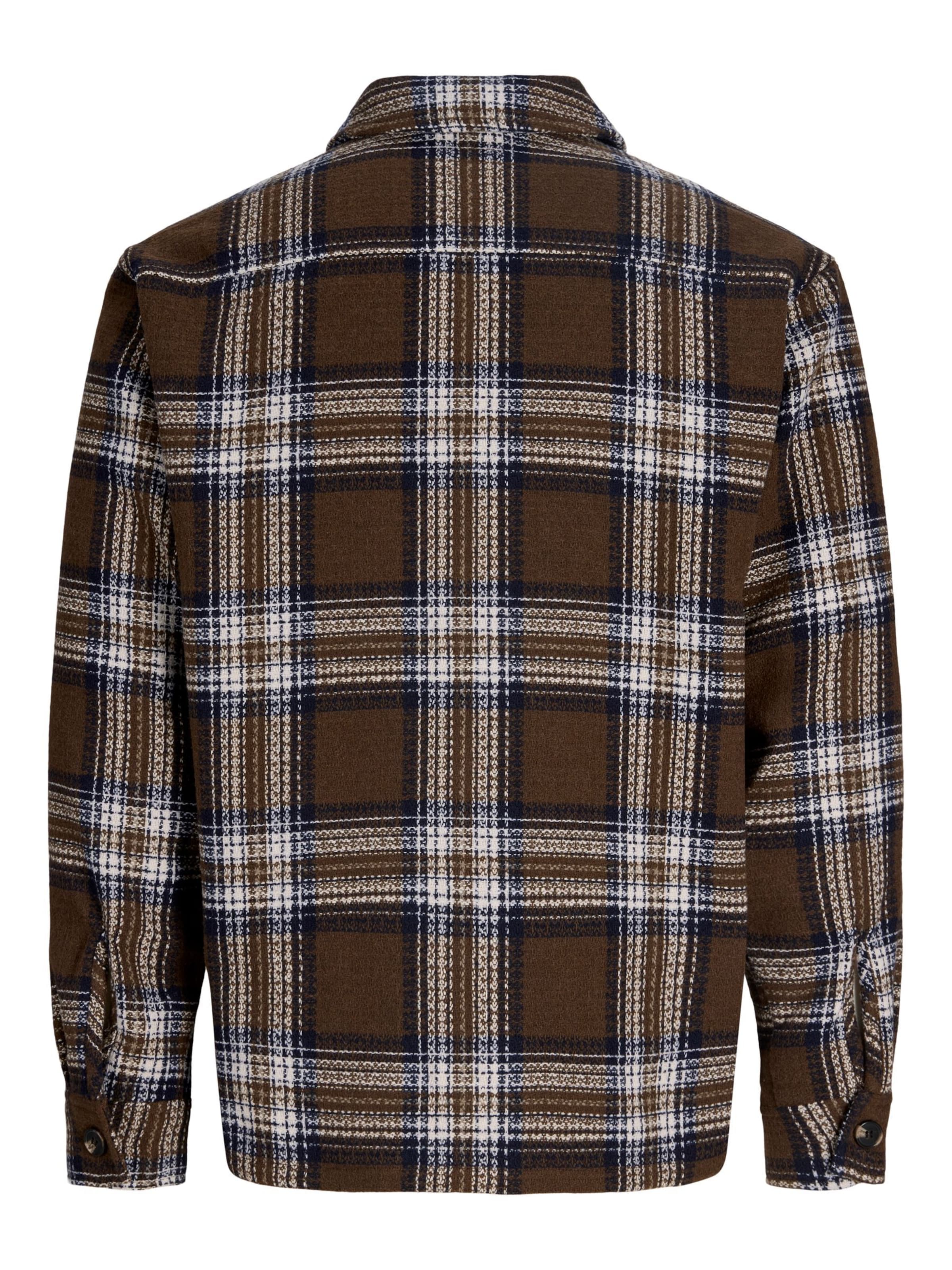 JACK & JONES Regular Fit Hemd in Braun