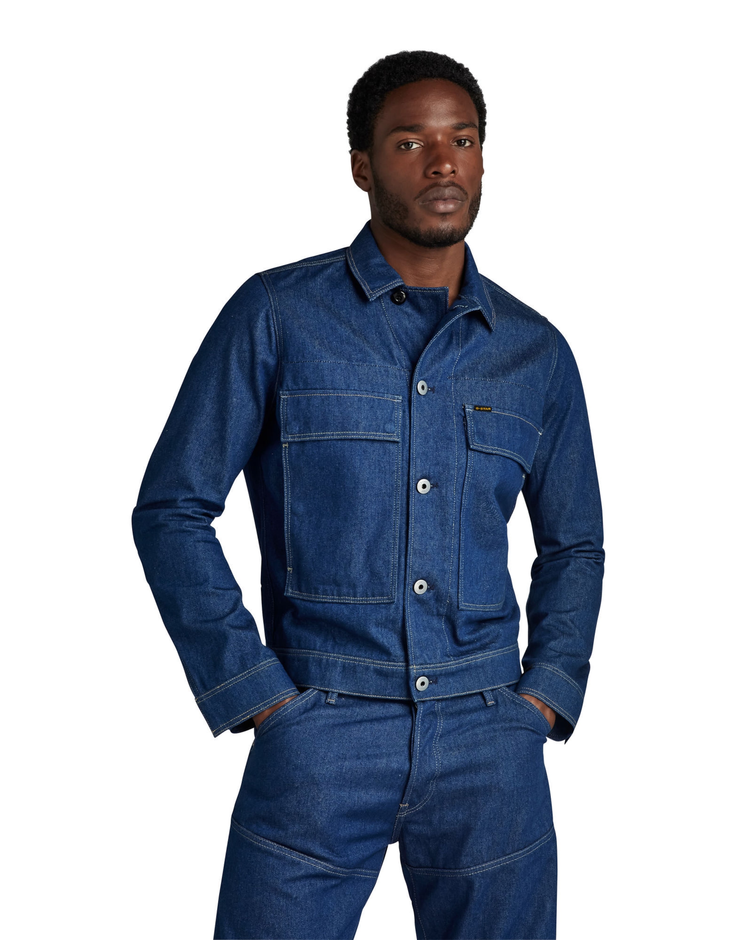 G-STAR - Chaqueta de entretiempo 'Utility' en azul: frente