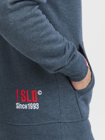 Veste de survêtement 'Benn' !Solid en bleu