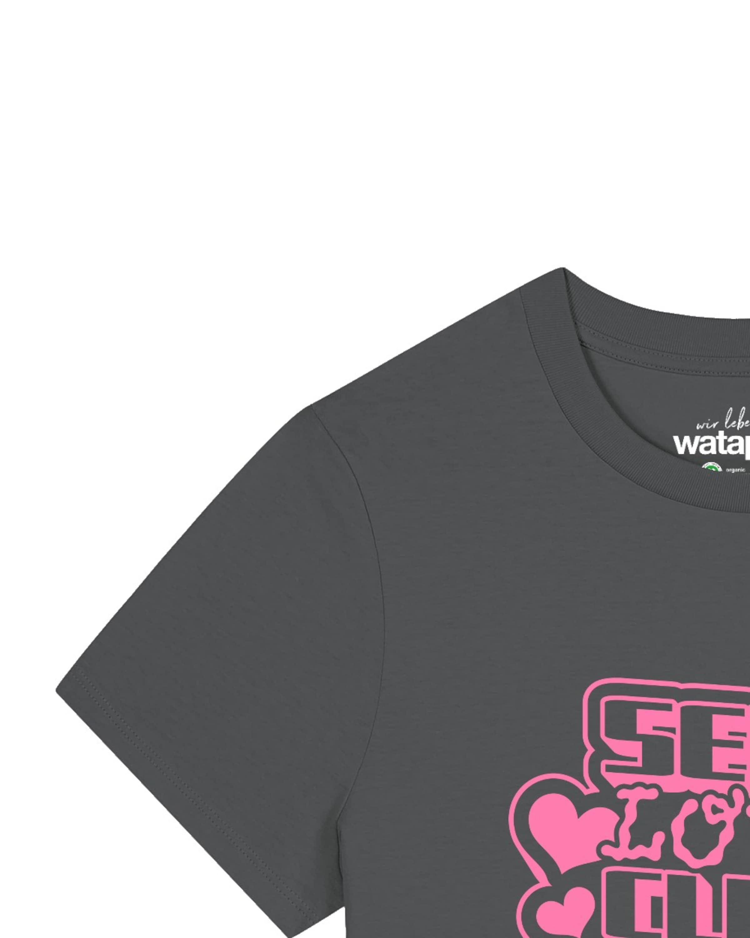 Watapparel Shirt 'Self love Club' in Grey