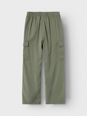 NAME IT - Loosefit Pantalón 'Bella' en verde