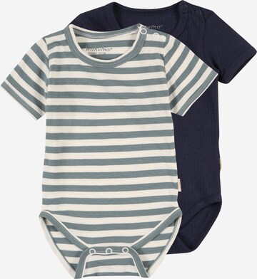 Barboteuse / body MINYMO en bleu : devant