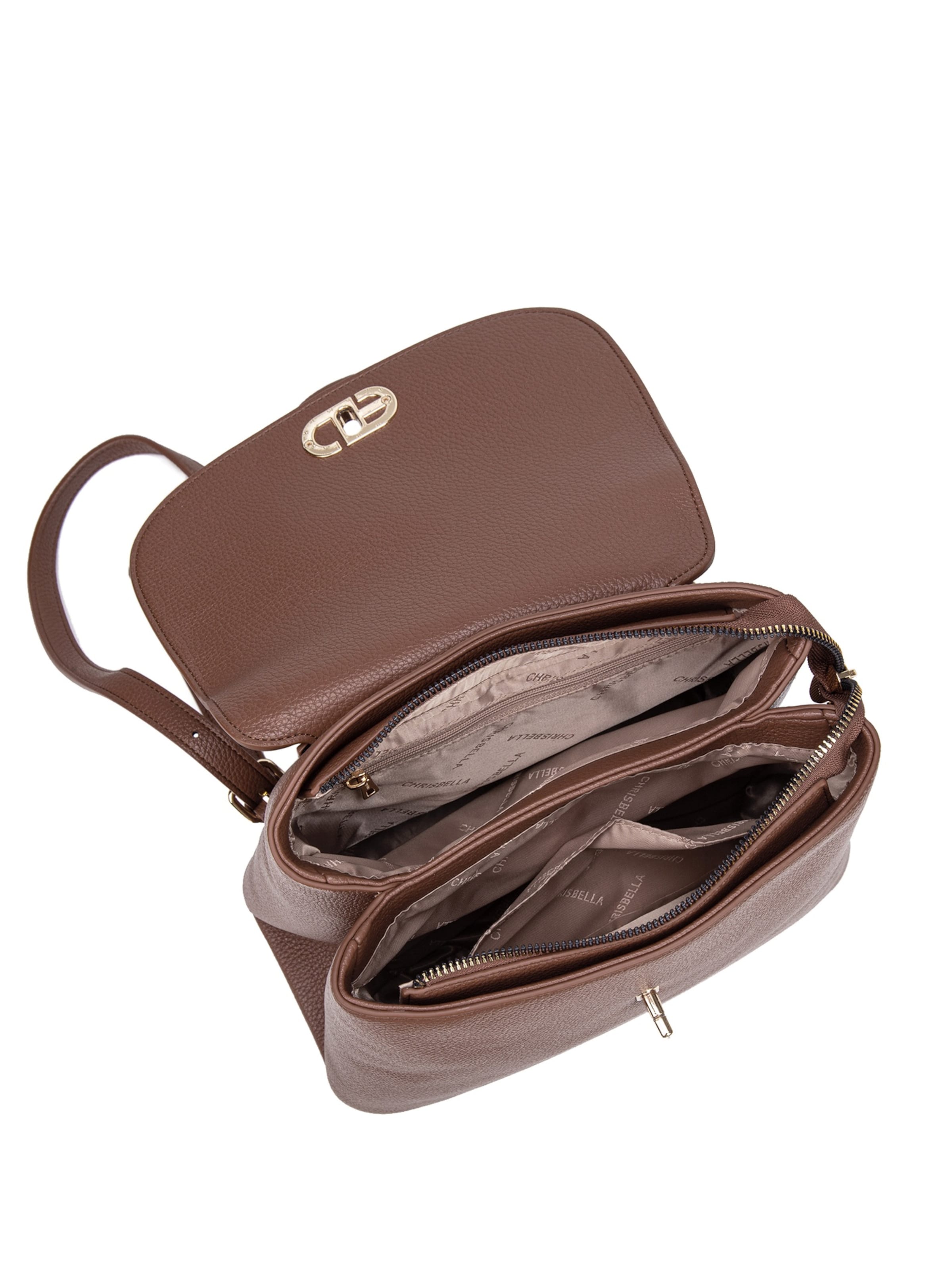 Chrisbella Backpack 'Viviana Ultra' in Brown