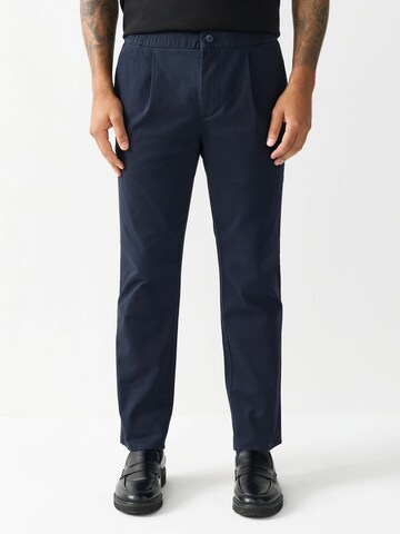 Next Ohlapna forma Chino hlače | modra barva: sprednja stran