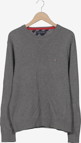TOMMY HILFIGER Pullover L in Grau: Vorderseite