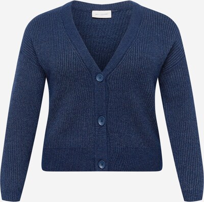 ONLY Carmakoma Knit Cardigan 'Esly' in marine blue / White, Item view