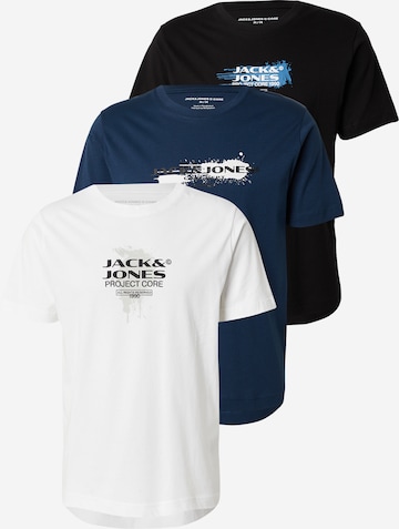 mėlyna JACK & JONES Marškinėliai: priekis