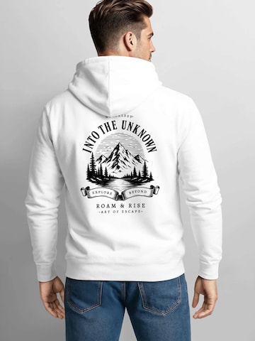 Neverless Sweatshirt 'Into the Unknown' in White