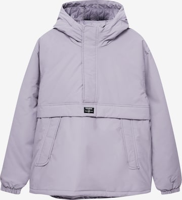 Pull&Bear Prehodna jakna | vijolična barva: sprednja stran