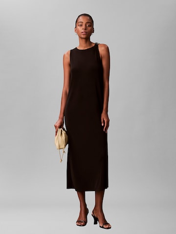 Robe Calvin Klein en noir : devant