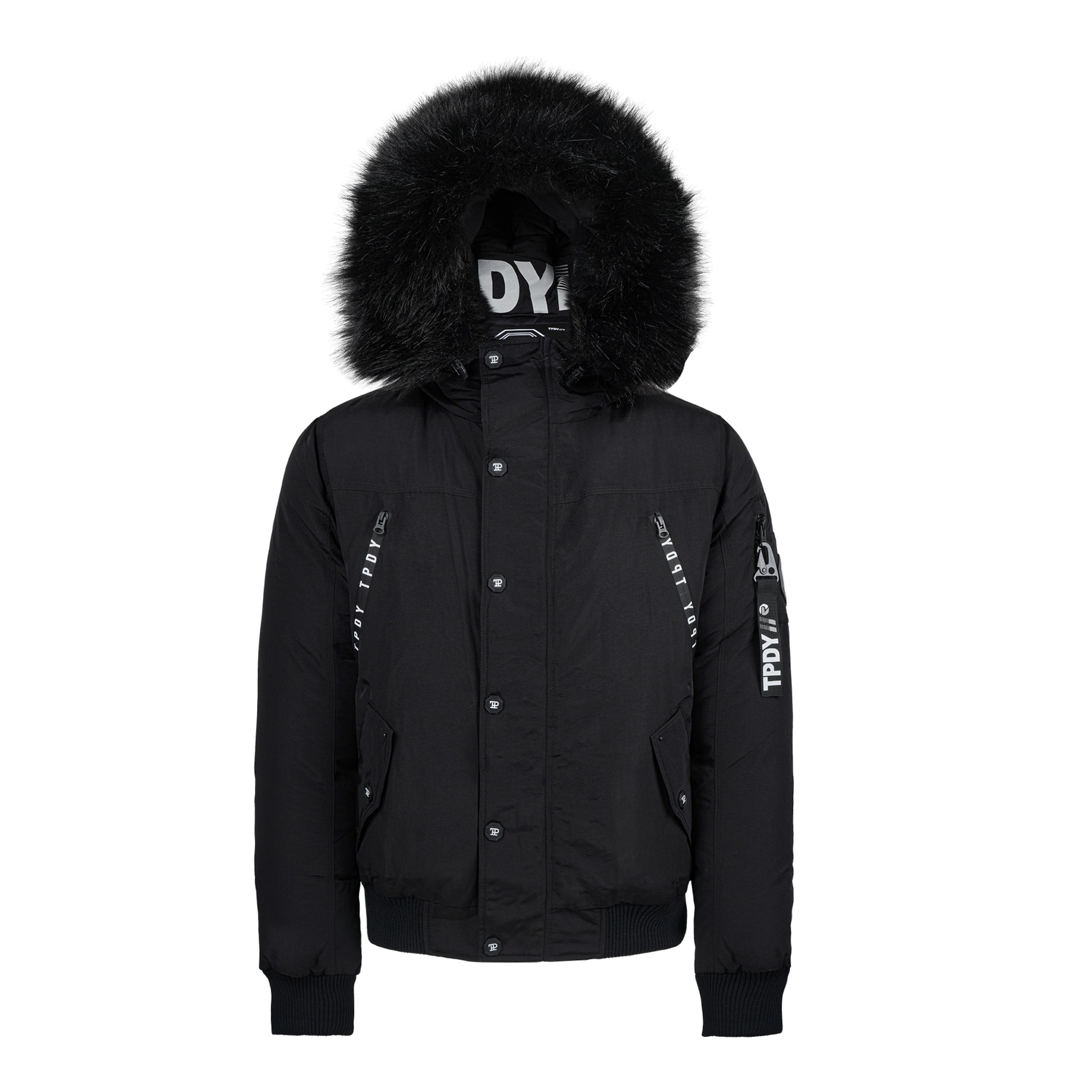 trueprodigy - Casaco de inverno 'Noah' em preto: frente