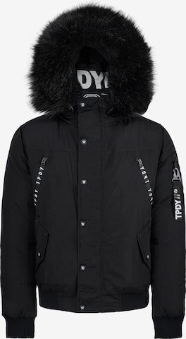 trueprodigy Winter Jacket ' Noah ' in Black: front