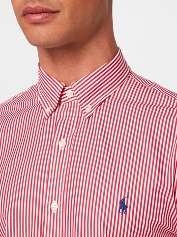 Polo Ralph Lauren - Slim Fit Camisa em vermelho