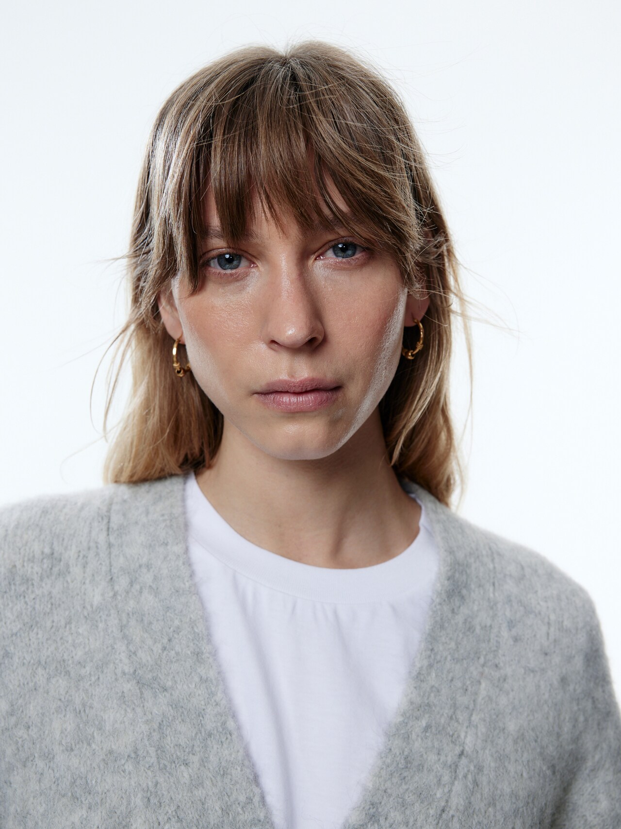 EDITED Cardigan 'Peyton' grå