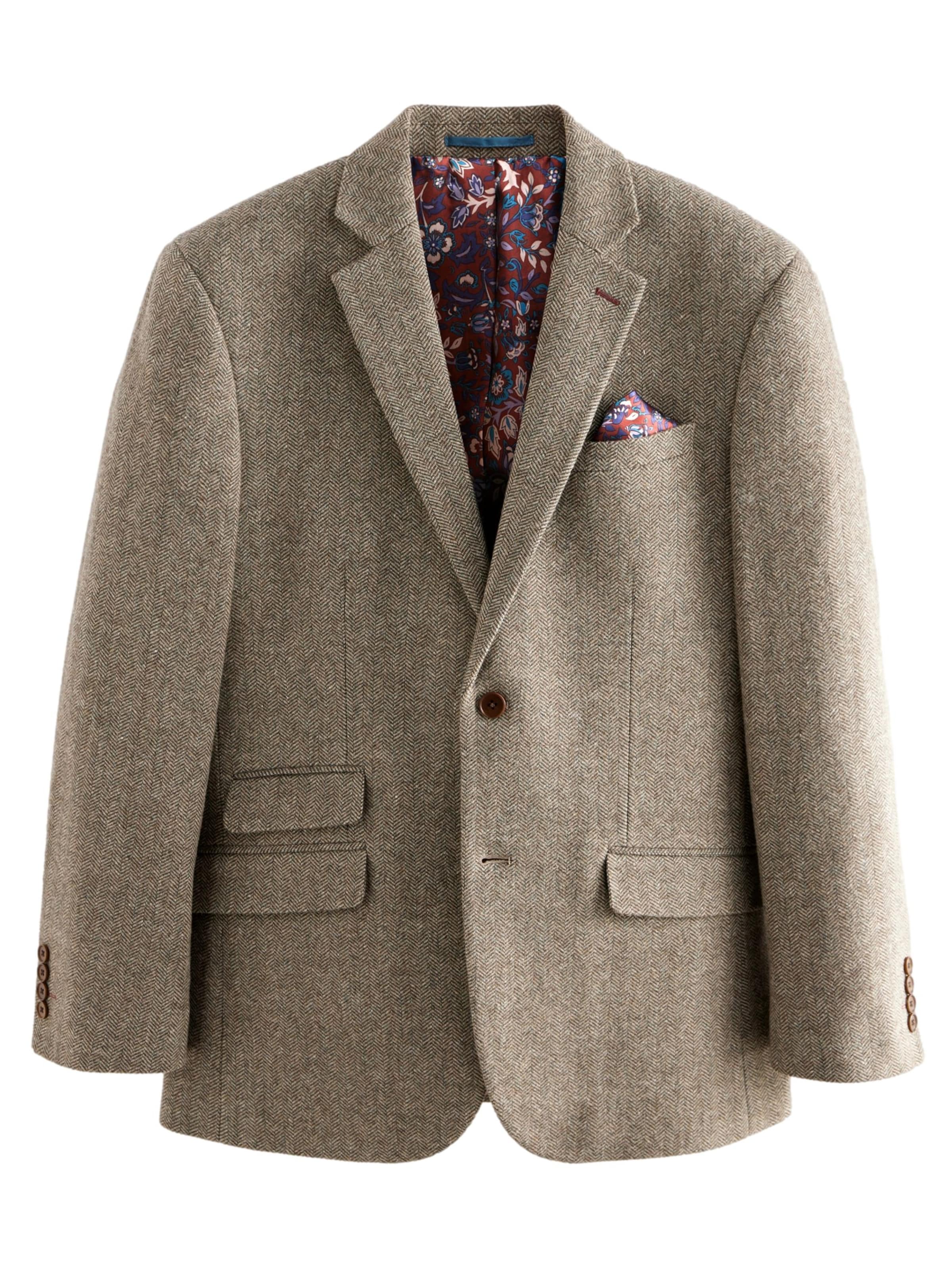 Next Regularny krój Marynarka biznesowa 'Nova Fides' w kolorze brązowy: przód