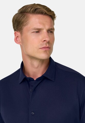 Boggi Milano Shirt in Blauw: zijkant