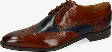 MELVIN & HAMILTON Lace-Up Shoes in Brown: front