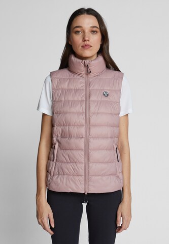 North Sails Sports Vest 'RHEA GILET' in Pink: front