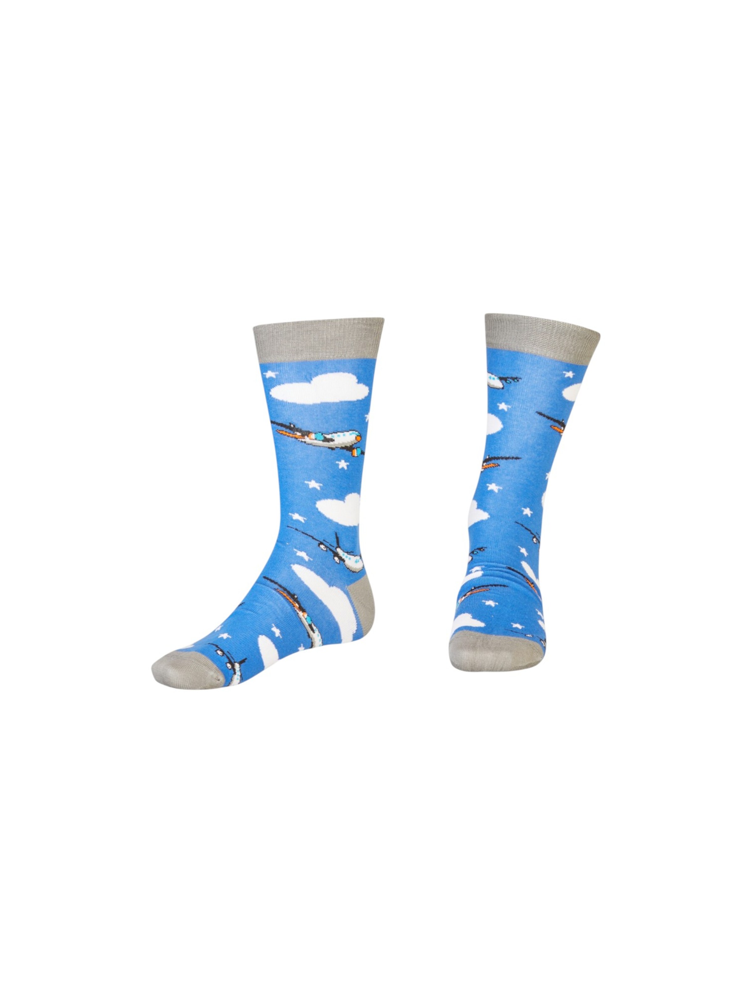 AbgeStrumpft Socks 'Flugzeug' in Blue: front