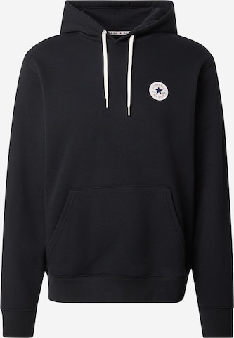 CONVERSE - Sudadera 'CHUCK' en negro: frente