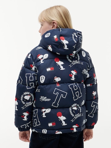 TOMMY HILFIGER Winter jacket 'PEANUTS' in Blue