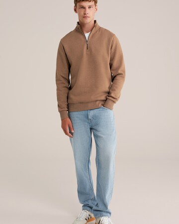 WE Fashion Sweatshirt i brun