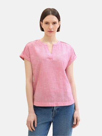 TOM TAILOR Bluse in Pink: predná strana