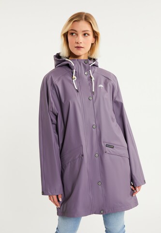 Schmuddelwedda Weatherproof jacket in Purple: front