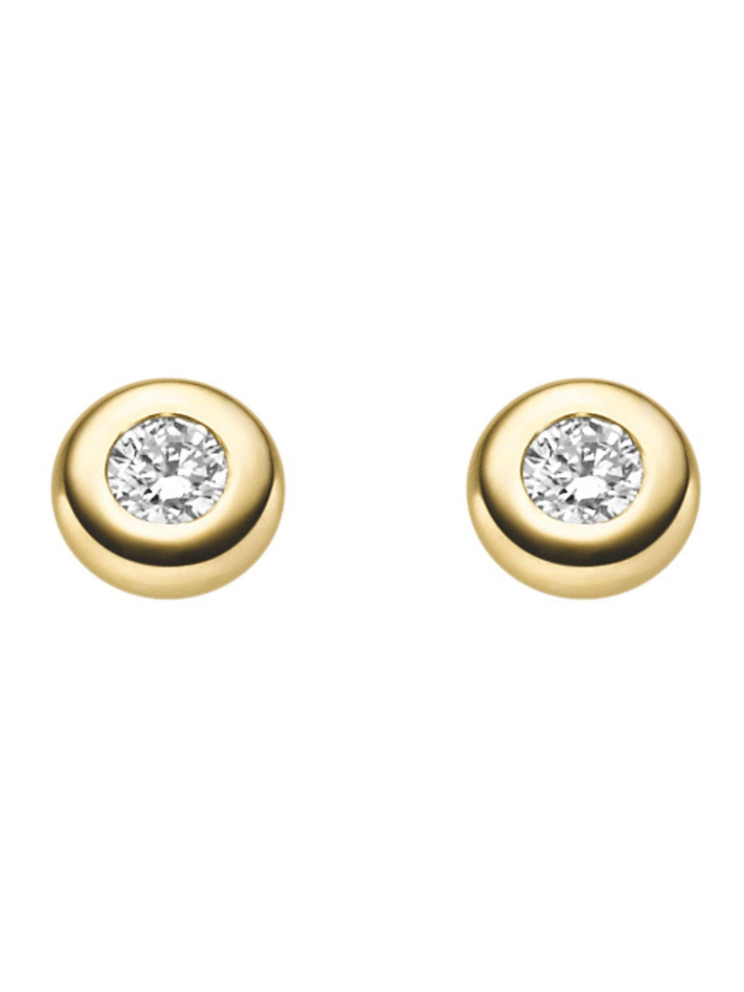 Adelia´s Earrings in Gold: front