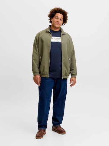 T-Shirt 'JORFREDERIKSBERG' JACK & JONES en bleu