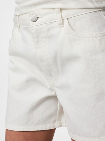 PIECES Baggy Jeans 'PCAbbi' in Wit