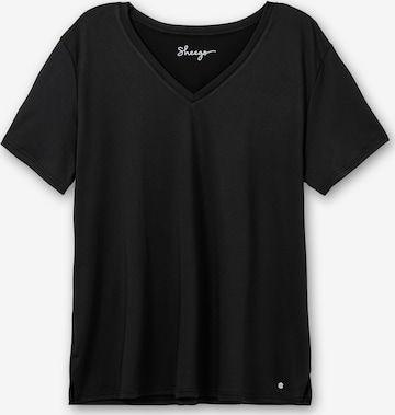 SHEEGO Functioneel shirt in Zwart: voorkant