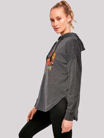 Sweat-shirt emoji couture en gris