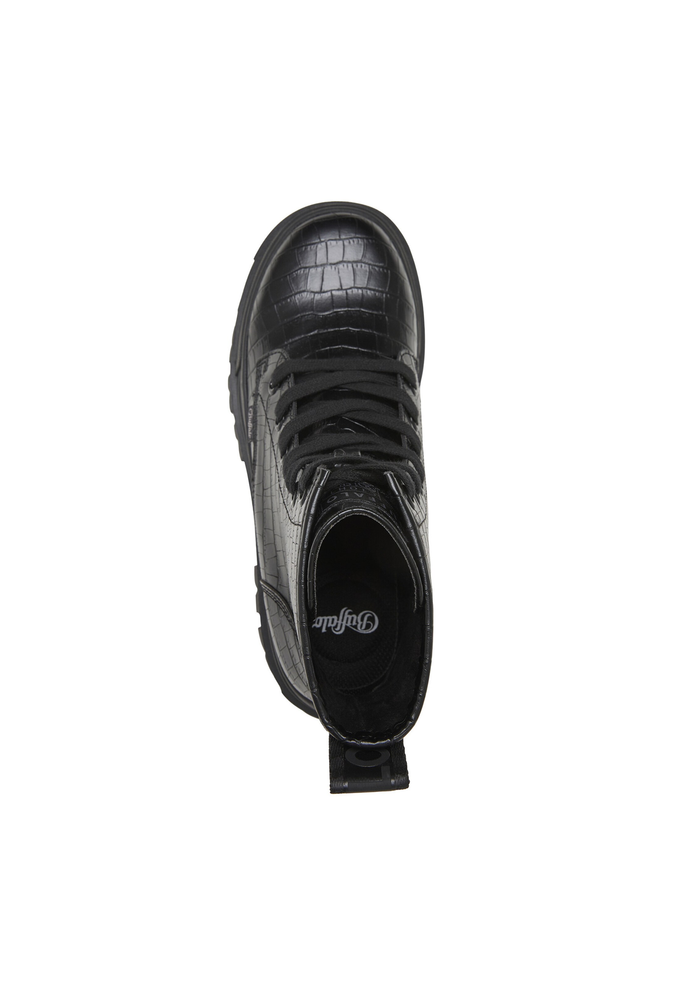 BUFFALO - Botim com fivela 'Aspha' em preto
