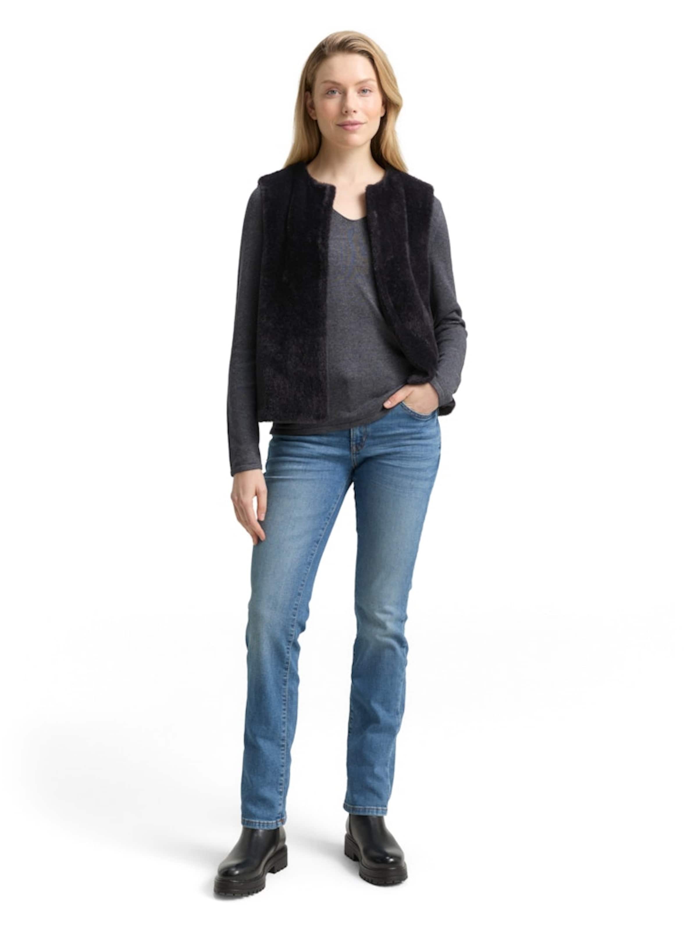 TOM TAILOR Жилетка в Черный