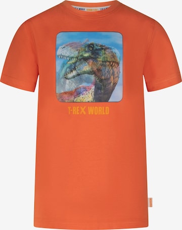 T-REX WORLD T-Shirt 'T-Rex World' in Orange: predná strana