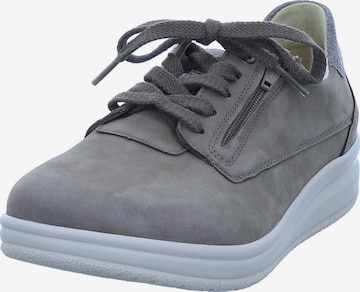 Hartjes Schnürschuh 'Diabetik' in Grau: Vorderseite