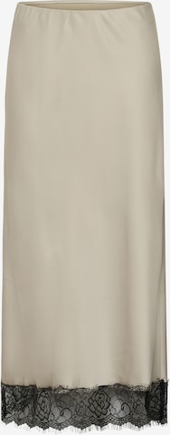 Kaffe - Falda 'Hilll' en beige: frente