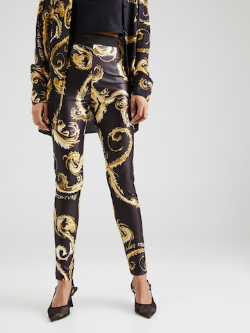 Versace Jeans Couture Skinny Leggings in Black: front