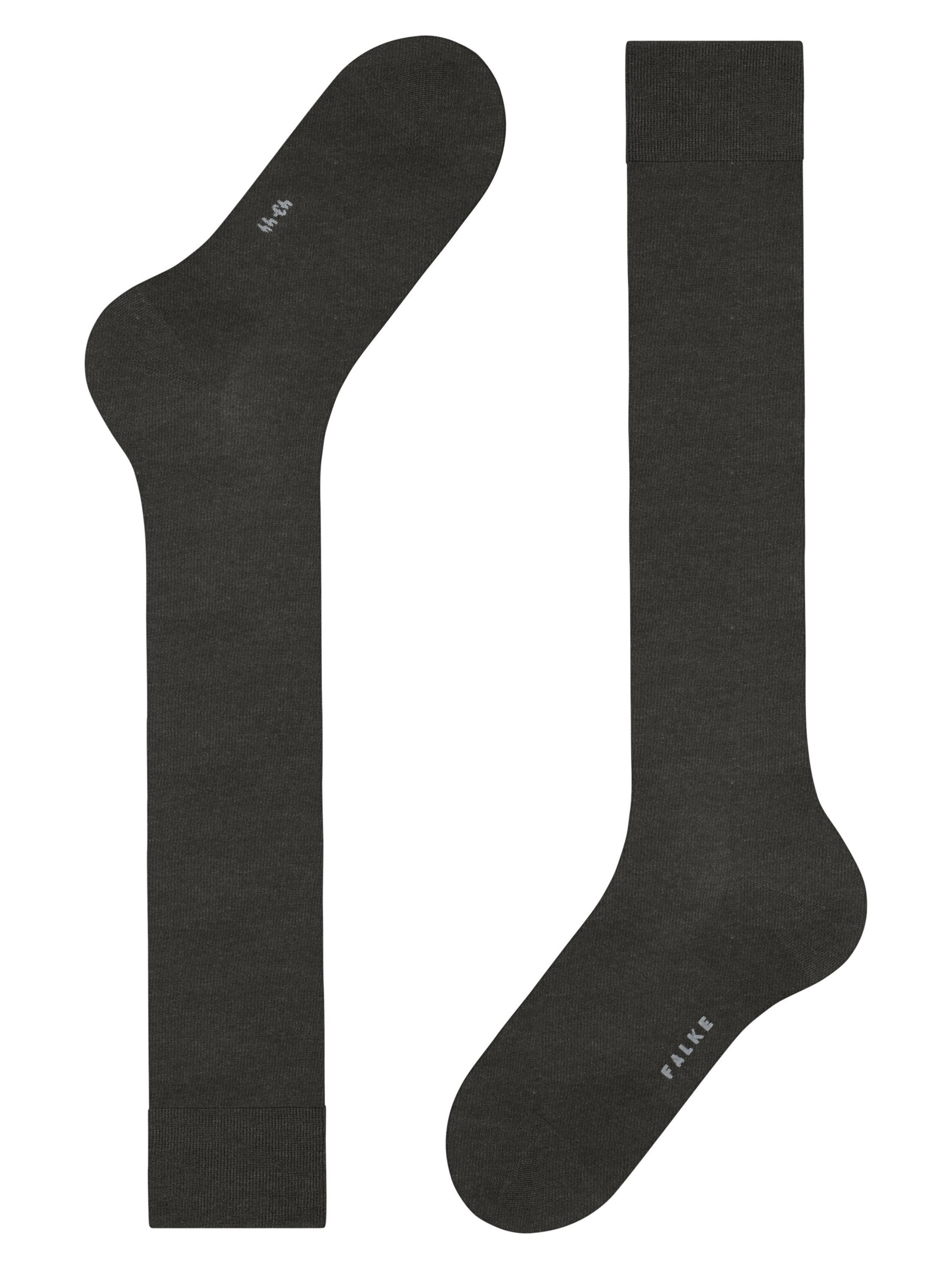 FALKE Knee High Socks 'ClimaWool' in Grey