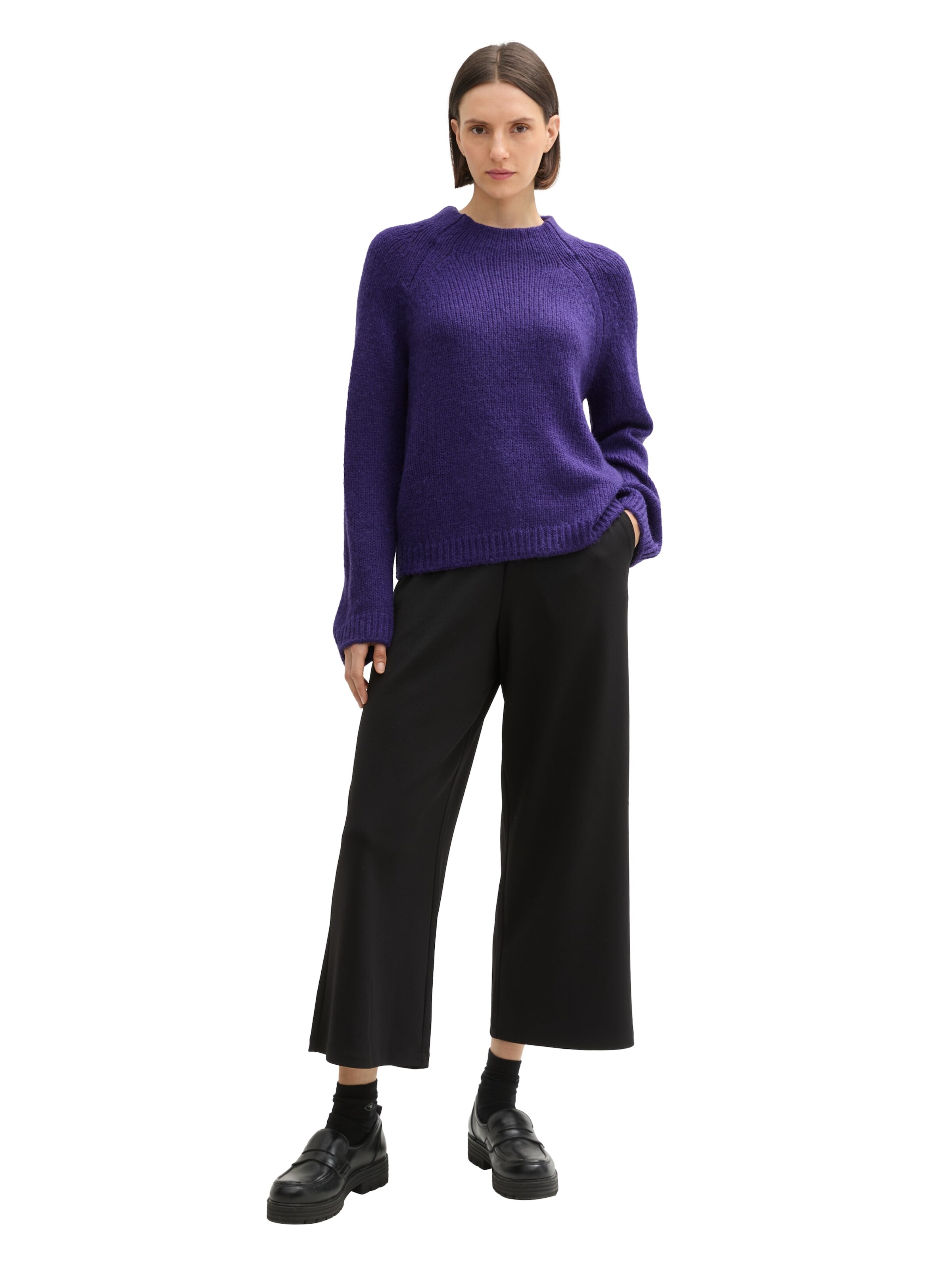 TOM TAILOR Sweter w kolorze fioletowy