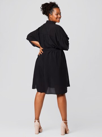 A LOT LESS Shirt Dress 'Bora' in Black