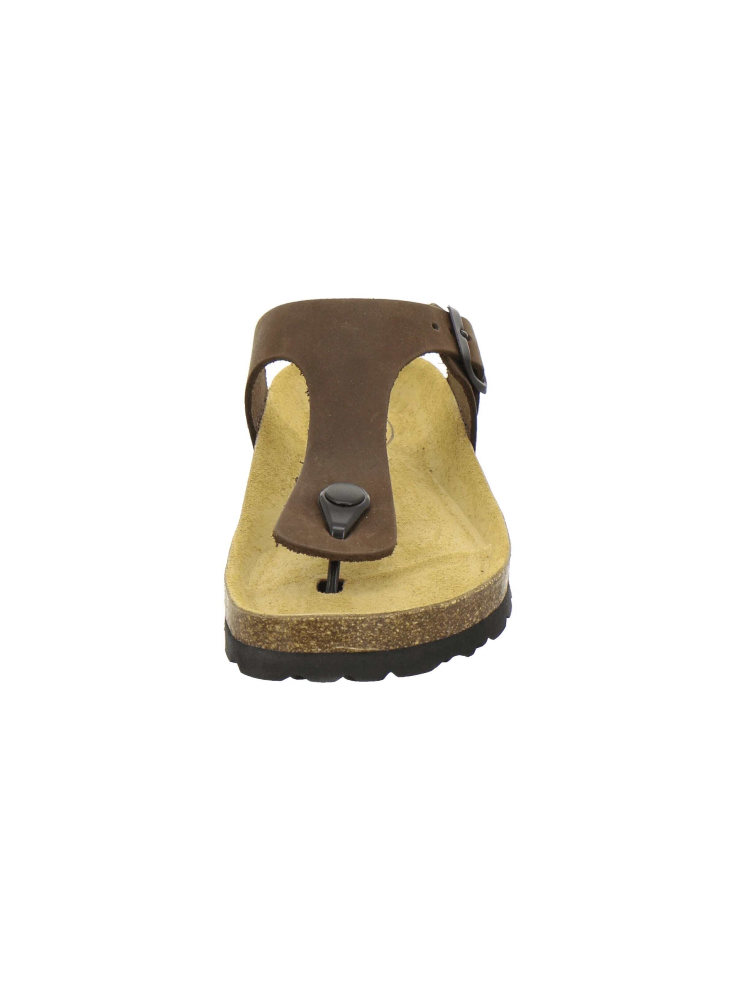 Sandalo 'Zehensteg Sandalen Damen mocca' di AFS-Schuhe in marrone