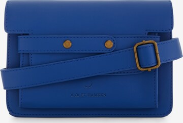 Violet Hamden Schoudertas in Blauw: voorkant