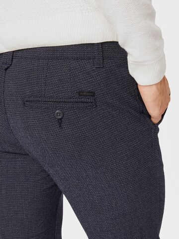 JACK & JONES - Slimfit Calças chino 'Marco Stuart' em cinzento