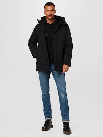 JACK & JONES Zimní parka 'Blatiger' – černá