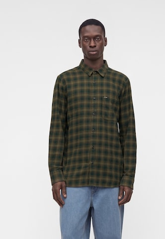 Volcom Regular fit Ing 'CADEN PLAID' - zöld: elől